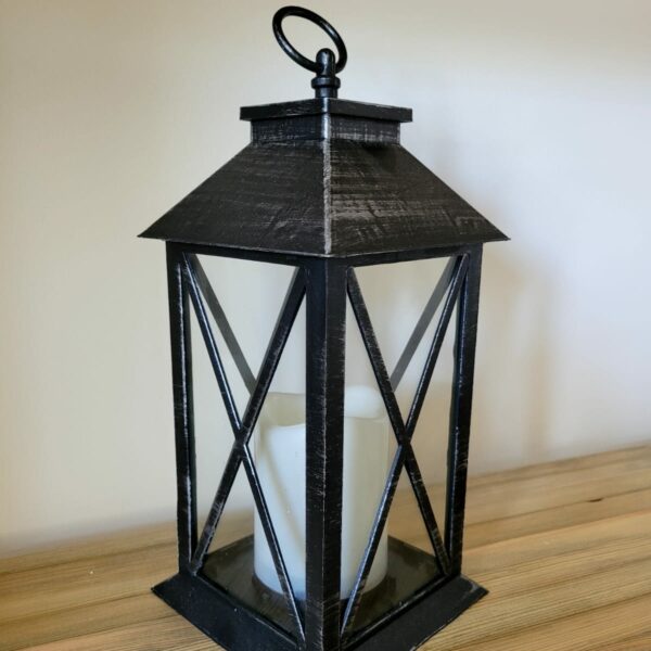 Lanterne Bougie LED - Hauteur 30 cm