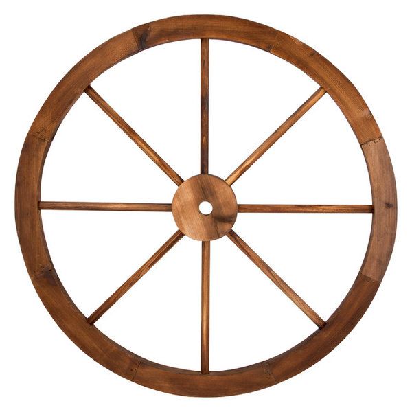 Roue en Bois - Diamètre 60 cm