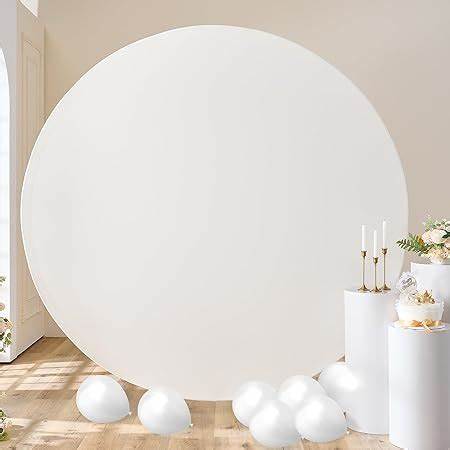 Toile de Fond Blanche - Diamètre 200 cm