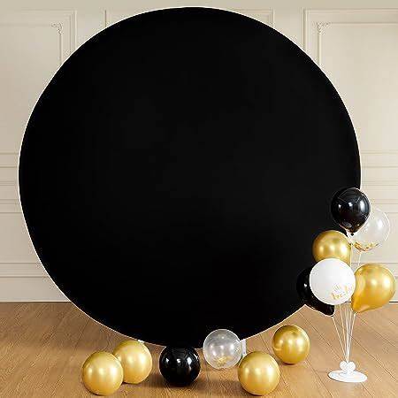 Toile de Fond Noir - Diamètre 200 cm