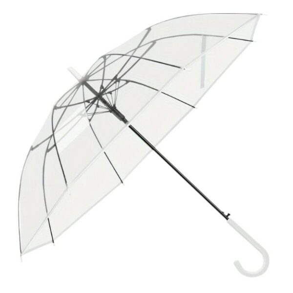 Parapluie Transparent Décoratif – Élément Chic & Poétique