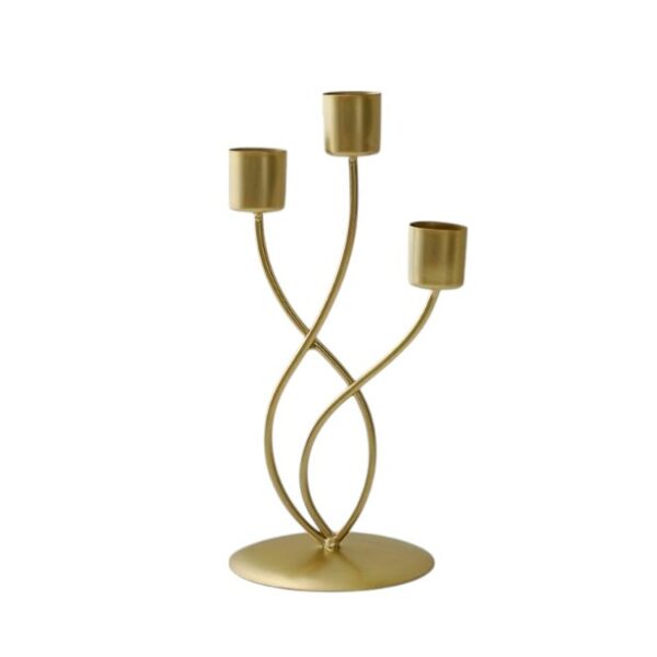 chandelier doré moderne trois branche