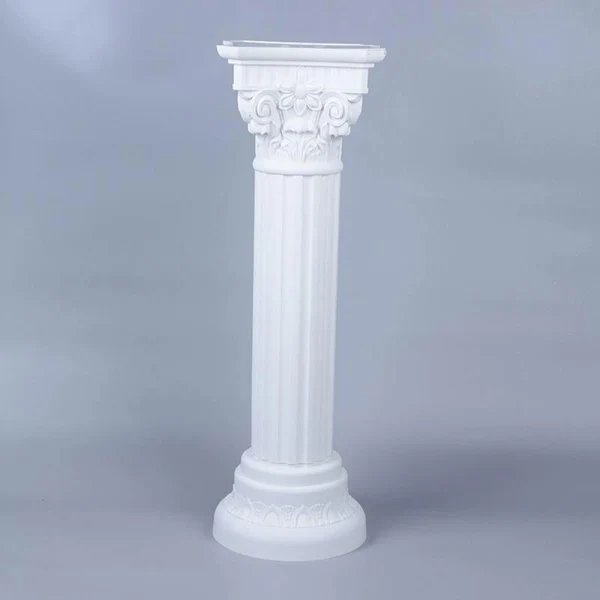 Colonne romaine blanche – Hauteur 90 cm