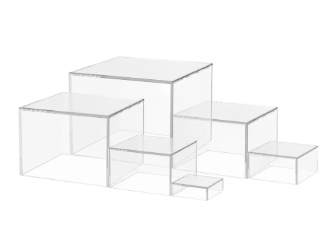 lot de rehausseur cristal cube